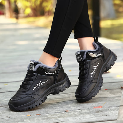 Ձմեռային սպորտային կոշիկներ, տղամարդկանց տաք կոշիկներ, առօրյա, պարզ, հարմարավետ, բարձրորակ, հակասահքային, վազքի կոշիկներ