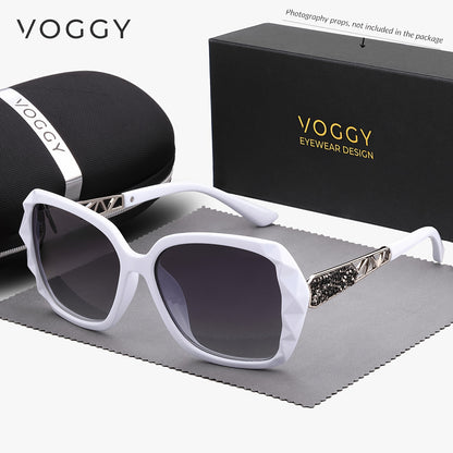VOGGY Oversized Polarized UV400 Sunglasses for Men and Women