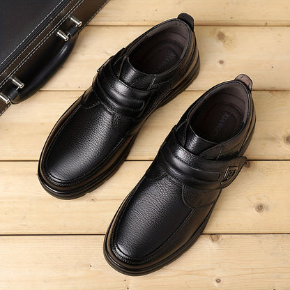 Men's Breathable Vintage Casual Slip-On Leather Shoes