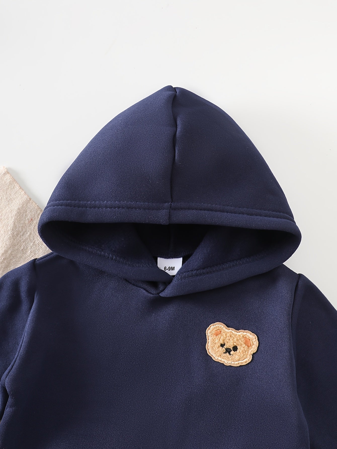 Baby Boys' Velvet Hoodie Set for Fall and Winter Casual Wear