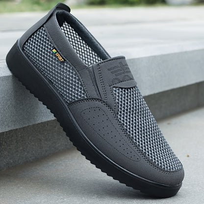 Men's Breathable Slip-On Casual Large Size Sneakers - ayq