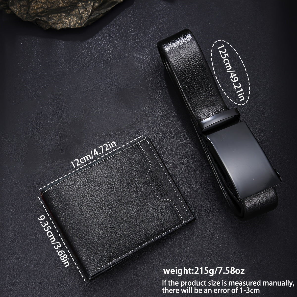 3 հատ տղամարդու ժամացույցների հավաքածու, դրամապանակ և գոտի | Նորաձև, առօրյա, թեթև, շքեղ, հիասքանչ, գեղեցիկ, սպորտային, նորաձև, հարմար է ամենօրյա օգտագործման համար, իդեալական նվեր տոների և ծննդյան օրերի համար, նվերների տուփ չկա