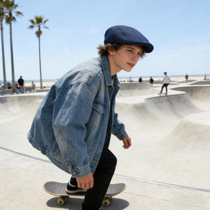 Men's Lightweight Breathable Mesh Beret Cap - Casual Summer Hat