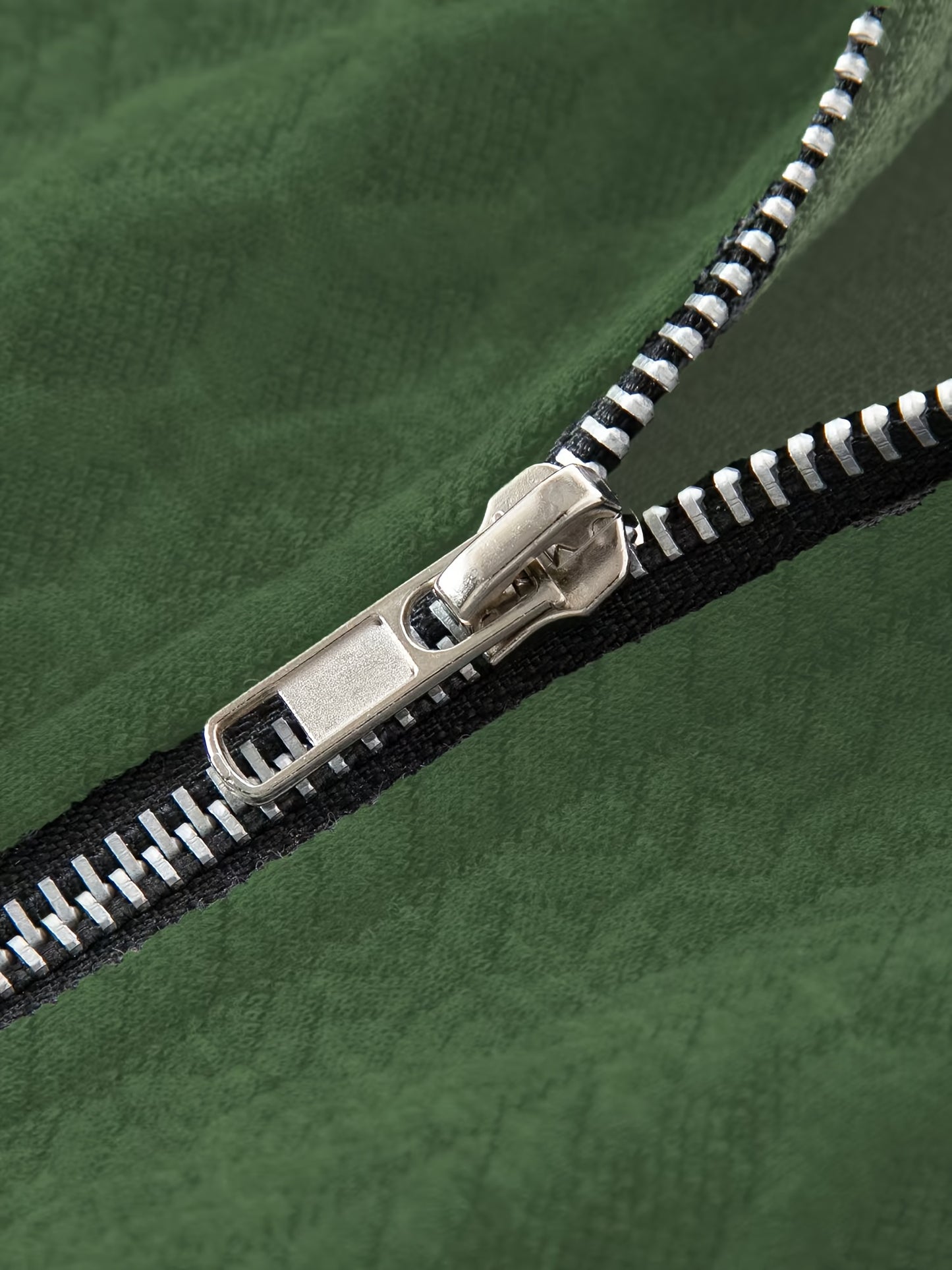 Men's Beige & Orange Contrast Full-Zip Jacket - Winter Warmth Loose-Fit Tailored Coat with Stand Collar, Zippered Pockets & Full-Zip Closure, Machine Washable Casual Outerwear for Men (Beige/Orange) - Ideal for Fall and Winte