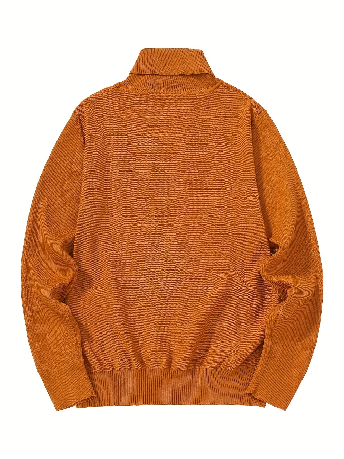 Տղամարդու միագույն, բարձր օձիքով սվիտեր, բարձր առաձգական, ոճային, հարմարավետ և տաք վերնաշապիկ, հարմար է աշնանը և ձմռանը բացօթյա հագուստի համար, հիմնական շերտի սվիտեր, գծավոր տրիկոտաժե բարձր օձիքով սվիտեր - երկար թևքով պուլովեր, առանձնահատկություններ