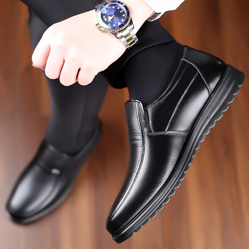 Men's Slip-On Business Casual Shoes All-Season Comfort