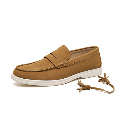 Men's All-Season Reversible Slip-On PU Dress Shoes