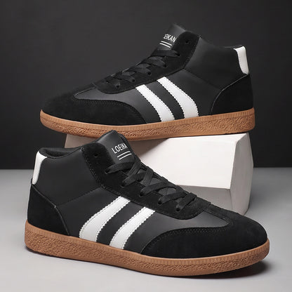 Men's Vintage Style Casual Lace-Up Shoes for All Seasons