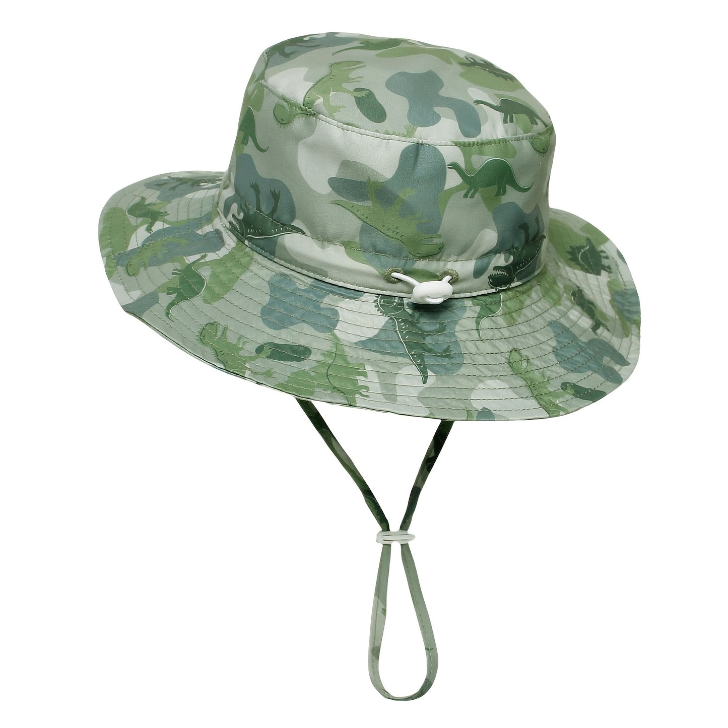 Kids' Adjustable Dinosaur Bucket Hat - Lightweight & Breathable