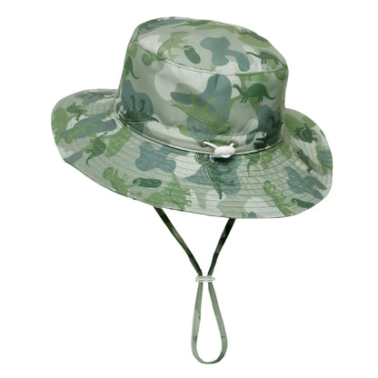 Kids' Adjustable Dinosaur Bucket Hat - Lightweight & Breathable