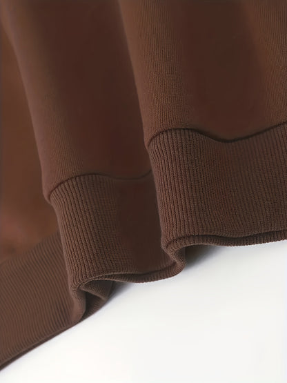 Men's New Year's Eve Fireworks Print Hooded Sweatshirt - Happy New Year Back Design with Adjustable Drawstring Hood, Loose Fit Streetwear Pullover, Warm Winter Casual Sweater for Parties & Casual Attire (Machine Washable), Re