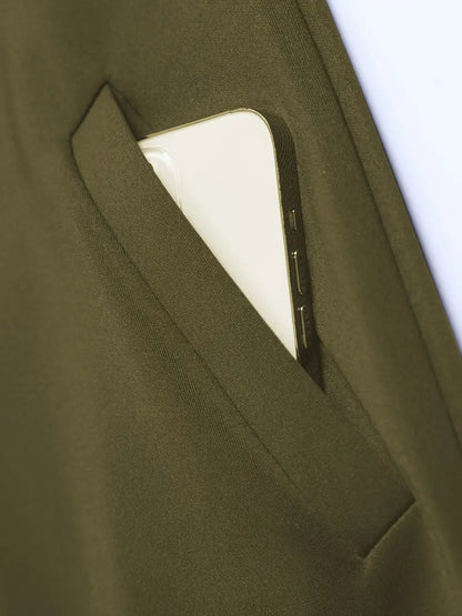 Men's Navy Blue Full-Zip Casual Jacket with Golden Happy New Year Print & Golden Glitter Lettering - Full-Zip Closure, Machine Washable, Regular Fit Winter Coat for Parties, Casual Attire & New Year's Eve Outfits - Stylish Ou