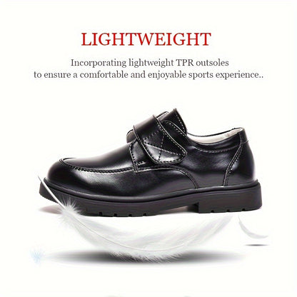 Boys' Preppy School Shoes Soft Sole Lightweight Black