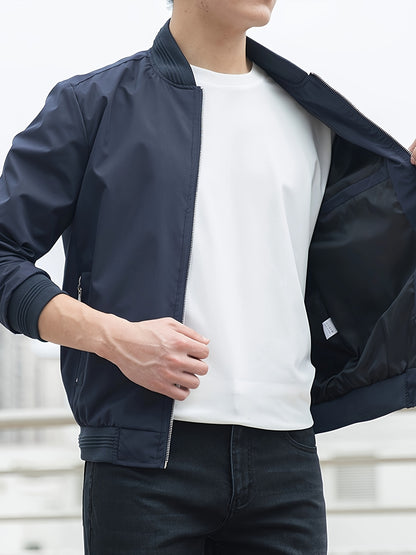 Տղամարդու միագույն գործնական բաճկոն, առօրյա, նորաձև բացօթյա վերարկու՝ որպես նվեր