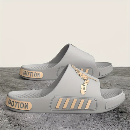 A Pair of EVA Slippers Featuring a Contrasting Sporty Design, with a Cloud-Like Soft And Comfortable EVA Sole. The Minimalist Style Is Fashionable And Versatile - ayq