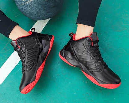 [sneakers] Extra-Large Outdoor Trail Shoes for Men, Featuring Slip Resistance, Shock Absorption, Durability, Trendy Basketball Design, Versatile Sports Footwear, Lightweight Comfort, Casual Style, Soft Sole, And Rebound Train