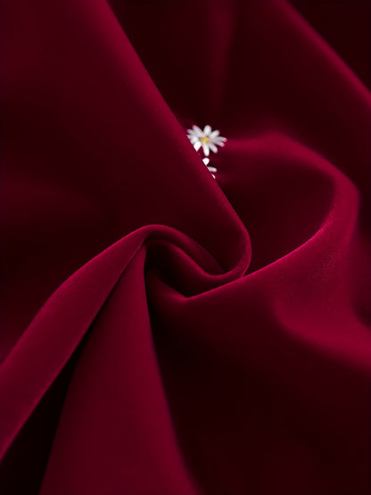 Dreamy Party Dress for Girls - Sweet 3-D Bow with Playful Embroidered Accents, Long Sleeve Spring/Fall Holiday Gathering Outfit