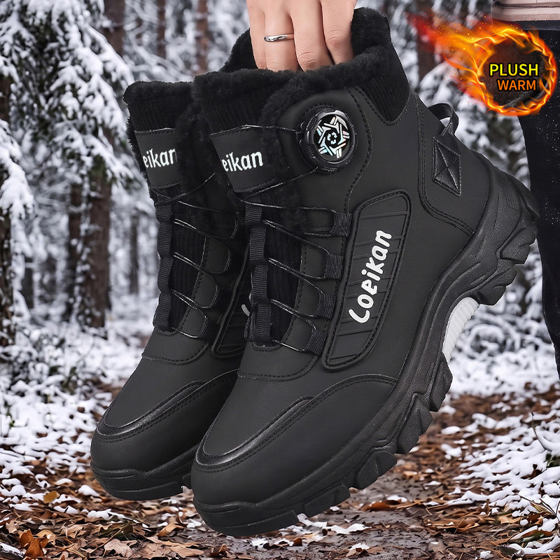 Men's Lightweight Winter Work Boots with Warm Lining & Non-Slip Sole