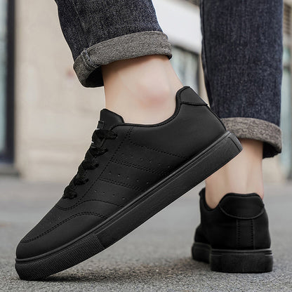 LOEIKAN New Arrival Men's Large Size Designer Casual Shoes Fashion Thick Sole Outdoor Hiking Sneakers Classic Black White Skate Shoes Comfortable Trendy Footwear Perfect Gifts for Men Him Free Shipping - ayq