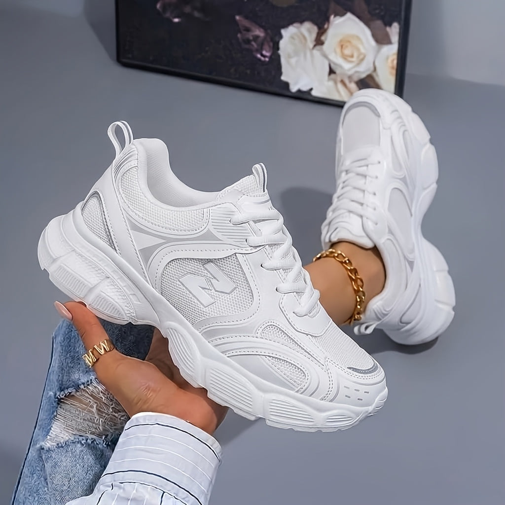 Women's Low-Top Platform Sneakers with Tassel Detail & Traction Sole