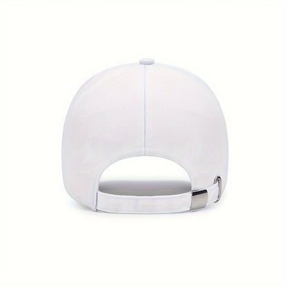 Simple Letter Embroidery Baseball Cap Hip Hop Solid Color Sports Hat Lightweight Adjustable Dad Hat For Women Men