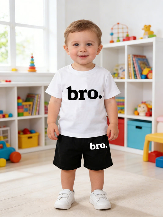 Baby Boy Summer Two-Piece Set Casual Short Sleeve Shirt & Shorts