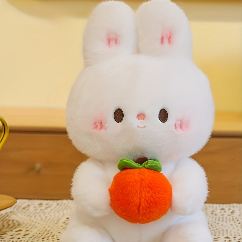 26Cm/10.24In Cute Rabbit Plush Toy Doll Figurine Little White Rabbit Plushie Birthday Gift Decorative Ornament
