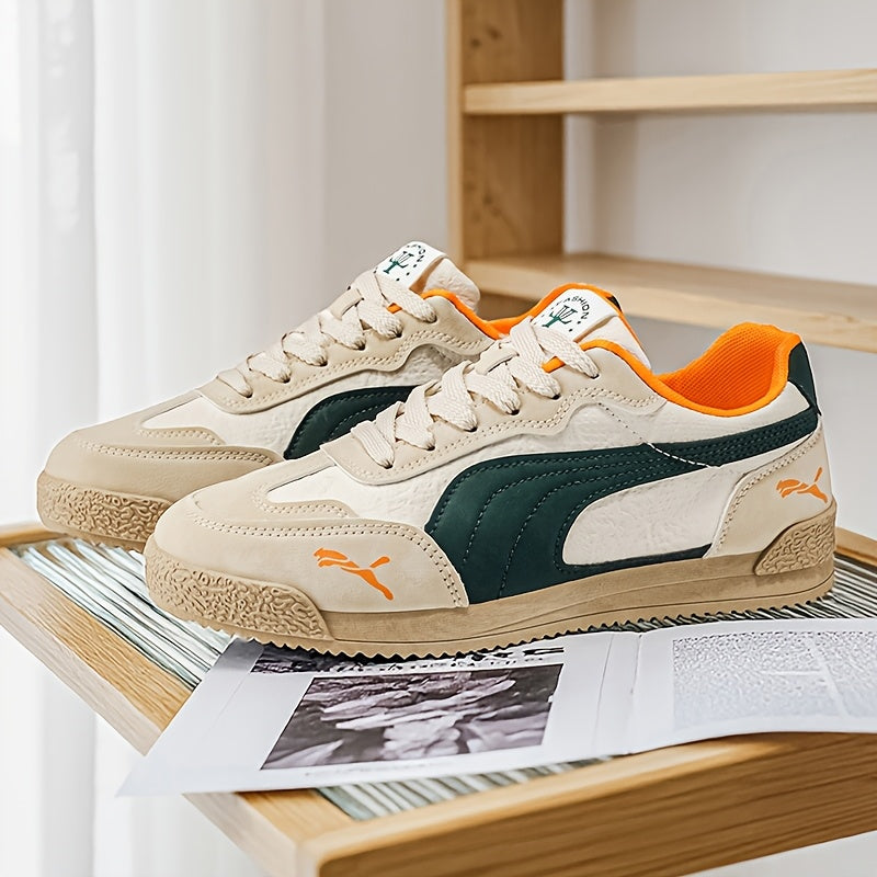 Men'S Fashionable Lightweight Sneakers | Spring/Fall New Arrival, Low-Top, Lace-up, Rubber Sole, Comfortable Non-Slip, Durable, Casual & Sports Style for Daily & Outdoor Activities - ayq