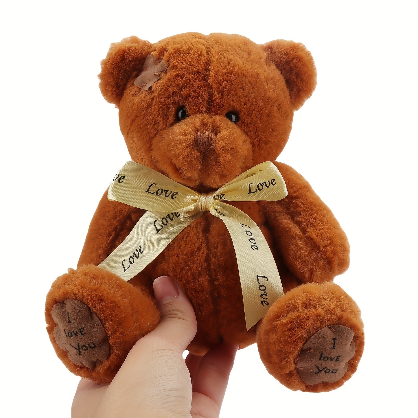 16Cm/6.29In Adorable Kawaii Teddy Bear Plush Toy - Gentle Stuffed Animal, Ideal for Christmas, Thanksgiving, Valentine'S Day, Birthdays, And Easter Presents