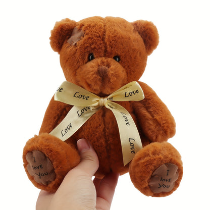 16Cm/6.29In Adorable Kawaii Teddy Bear Plush Toy - Gentle Stuffed Animal, Ideal for Christmas, Thanksgiving, Valentine'S Day, Birthdays, And Easter Presents