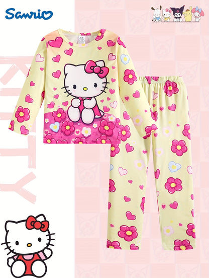 Children's Flame Resistant Sanrio Hello Kitty Pajama Set
