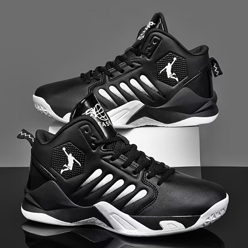 Breathable Comfortable Basketball Shoes | Non-Slip Durable Tennis Shoes, Road Running Shoes, Fitness Training Shoes, Mid-Top Design, All-Season, Unisex - MINZHE YL - ayq