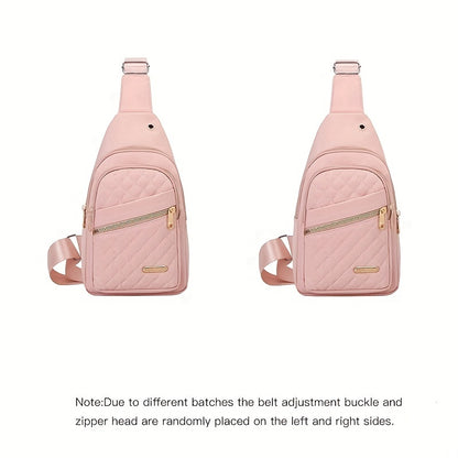 Women's Chest Bag, Large Capacity Crossbody Bag - Ayq