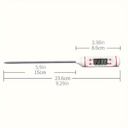 1pc Meat Food Instant Read BBQ Garden Kitchen Outdoor Camping Cooking Barbecue Digital Thermometer Used for Milk Heating Candy Baking Grilling and Other Kitchen Gadgets