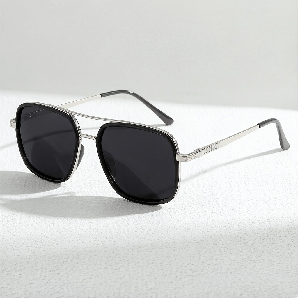 Unisex Double Bridge Polarized Sunglasses with TAC Lenses