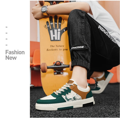 1pair Unisex All-Season Casual Hiking Sneakers, Low Top Faux Upper, Fabric Lining, PVC Sole, Comfortable Walking Shoes for Men and Women