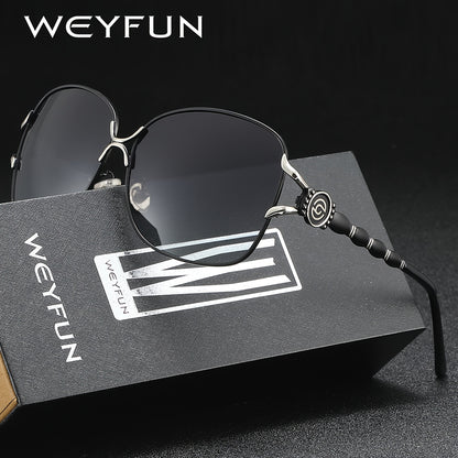 Elegant Women's Oval Sunglasses with UV400 Polarized TAC Lenses