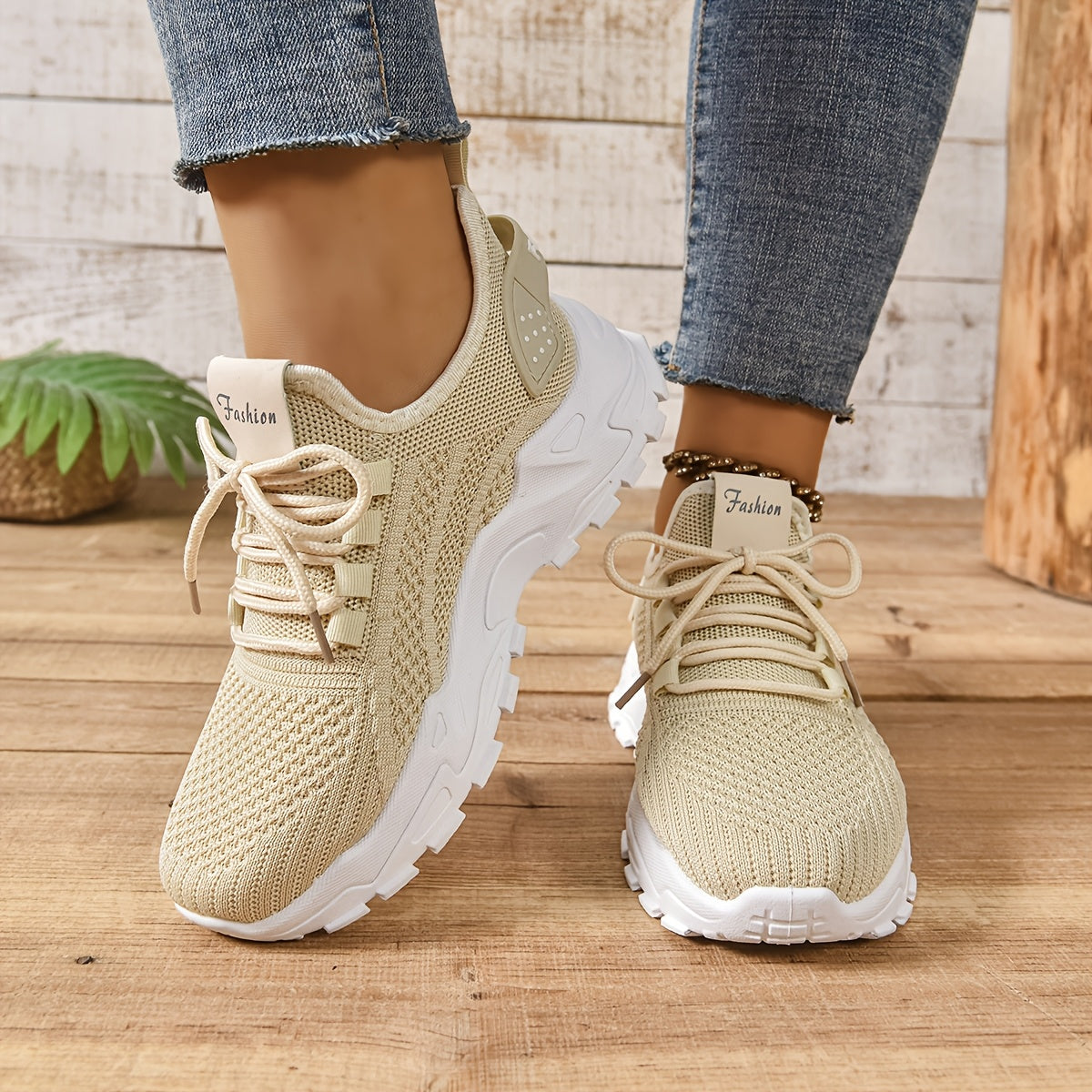 Կանացի առօրյա սպորտային կոշիկներ՝ շնչող գործվածքից վերնամասով, ռետինե ներբանով, ցածր գագաթով, պարզ մատով, բոլոր եղանակների հարմարավետ կոշիկներ, առօրյա հագուստ | Ժամանակակից առօրյա ոճ | Շնչող գործվածքից սպորտային կոշիկներ