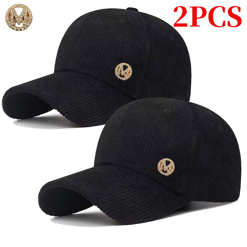 Unisex Adjustable Corduroy Baseball Cap - Lightweight, Retro Style