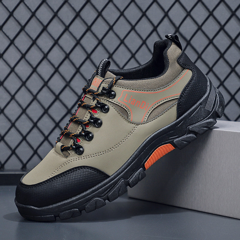 Men's Casual Low-Top Sneakers, Lightweight Lace-Up Shoes