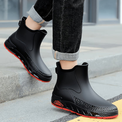 Unisex All-Season Lightweight Rubber Rain Boots for Outdoors