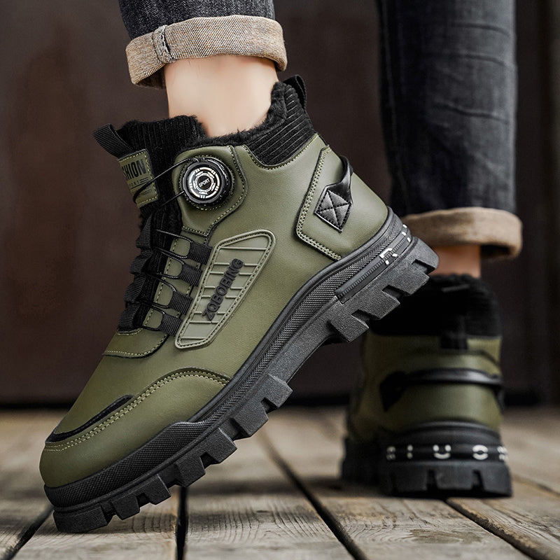 Տղամարդկանց համար նախատեսված առօրյա, նորաձև սպորտային լեռնագնացության կոշիկներ LD991 | Ցածր գոտկատեղով, արհեստական ​​վերնամասով, առաձգական ժապավենով փակվող, իդեալական է աշուն/ձմեռ բացօթյա գործունեության համար