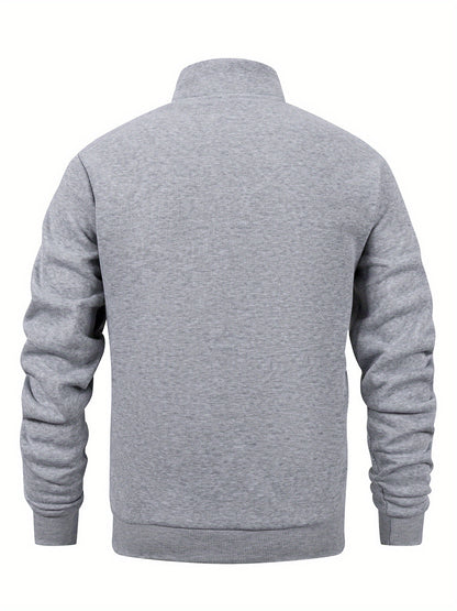 Men's Thermal Jacket - Extreme Cold Weather Zip-Up Coat with Full-Zip Exterior/Interior Layering - Lightweight Anti-Scratch Windproof Outerwear for Skiing, Camping, Hiking - Machine Washable Winter Jacket in Black/Navy/Gray/B