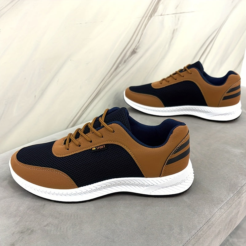 Men'S Mesh Shoes, Trendy And Versatile Footwear, Fashionable Sports And Casual Shoes, Slip-Resistant And Durable Men'S Sneakers - ayq
