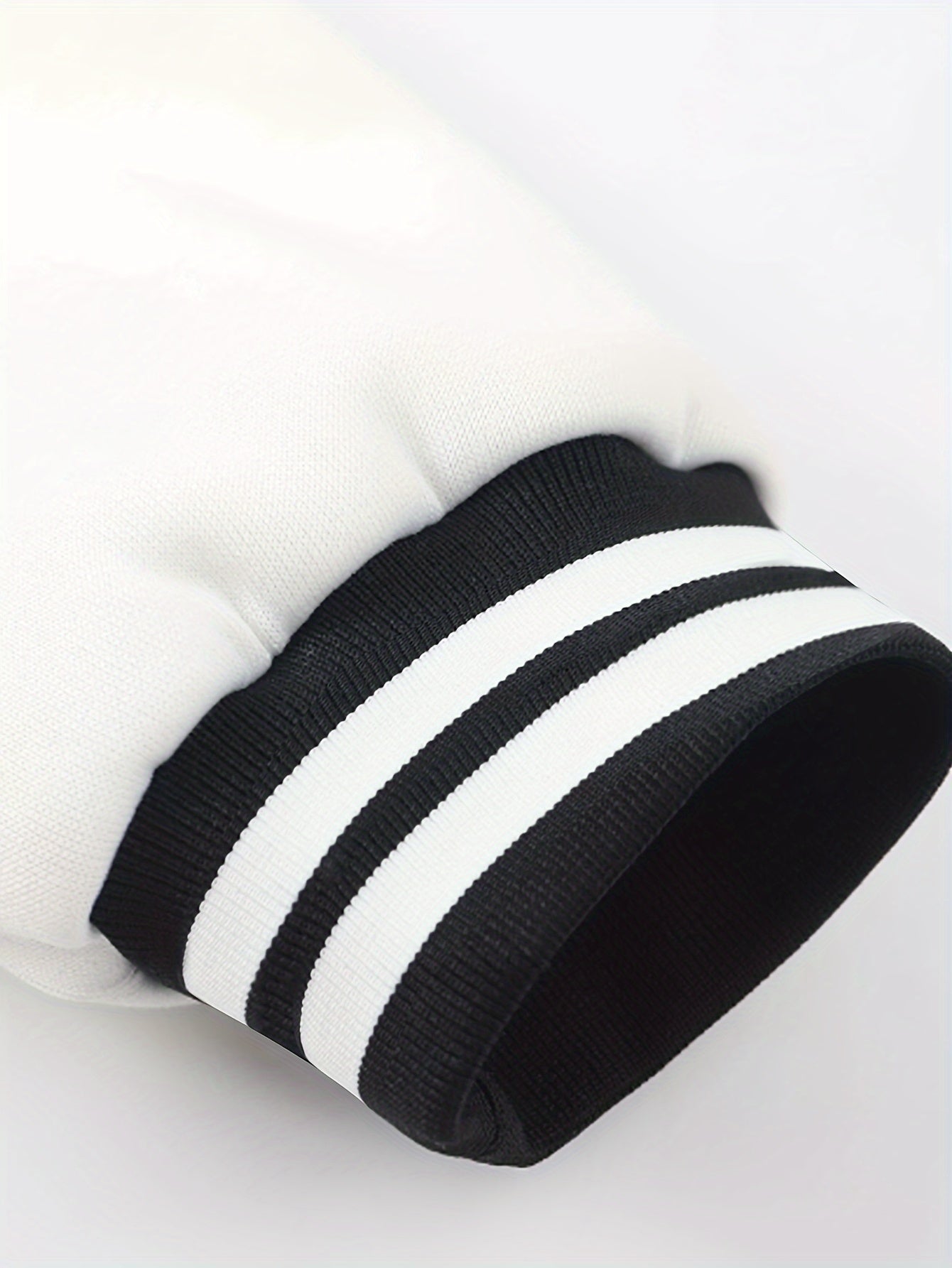 Men's Fashionable R-Letter Patchwork Casual Street Style Baseball Jacket - Polyester, Maroon & Black with White Stripes, Button Closure, with Pockets