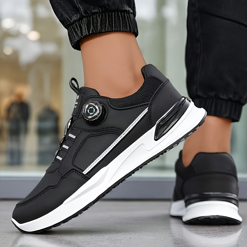 Plus-size Men's Road Running Shoes, Outdoor Walking Shoes, Cross-training Shoes, Trendy Sneakers, Versatile Casual Shoes, Student Low-top Skate Shoes for All Seasons: Spring, Summer, Autumn - ayq