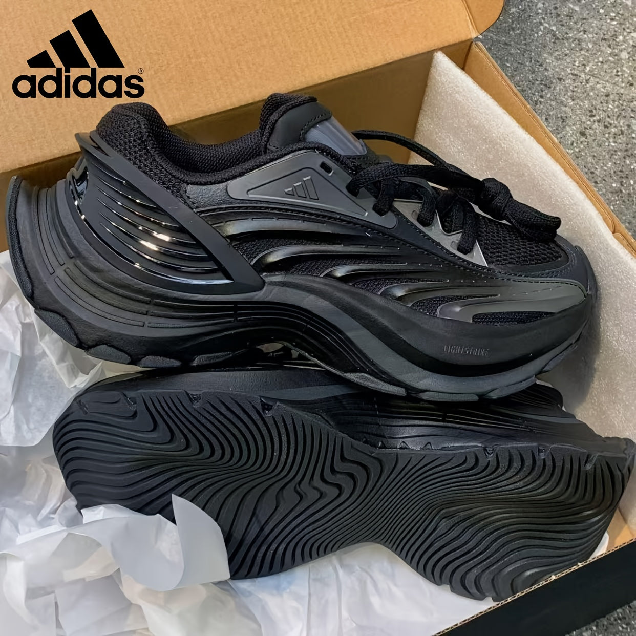 Adidas XLG MTW Women's Black Low-Top Running Sneakers