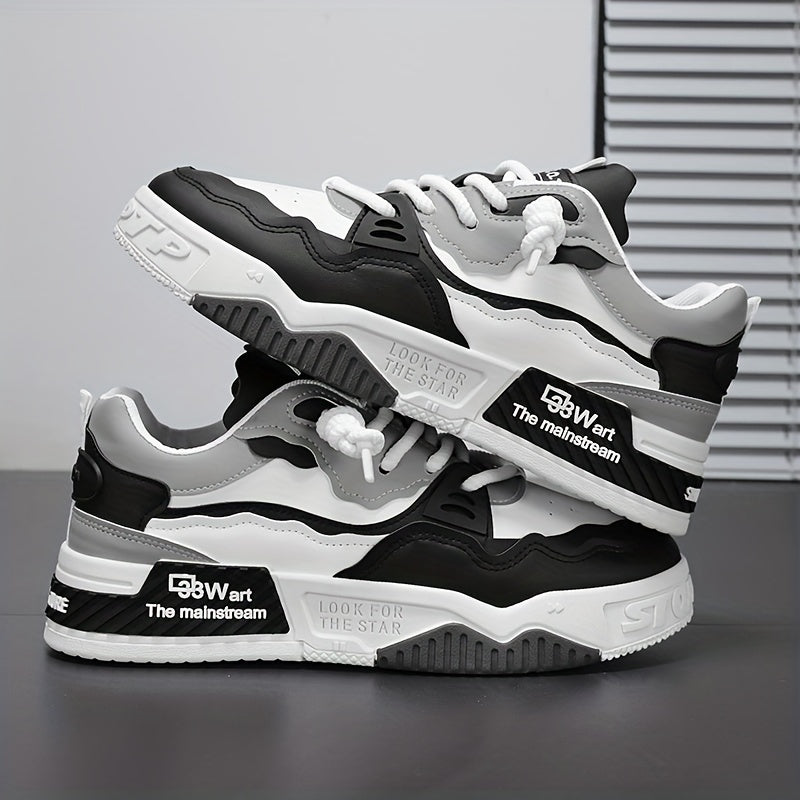 Lace-Up Athletic Footwear - Non-Slip, Durable  Versatile Casual Shoes for All Seasons
