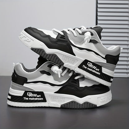 Lace-Up Athletic Footwear - Non-Slip, Durable  Versatile Casual Shoes for All Seasons