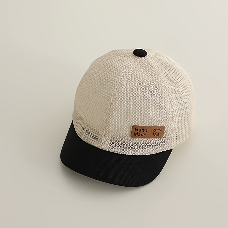 Breathable Cotton Plaid Duckbill Hat for Toddlers 6-24 Months